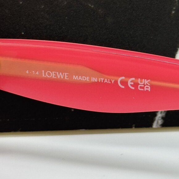 NEW LOEWE LW40140U 59A WOMEN SUNGLASSES BLACK CAT EYE LOEWE EYEWEAR - Picture 10 of 11